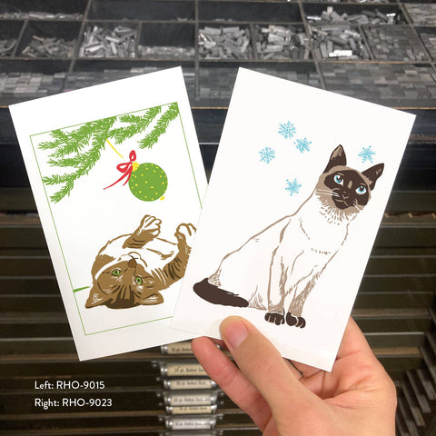 RHO-9023 Siamese with Snowflakes
