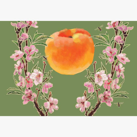 RFM-428 Peach & Flower