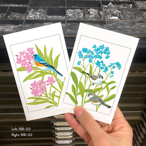 RBI-122 Forget-Me-Nots & Titmice