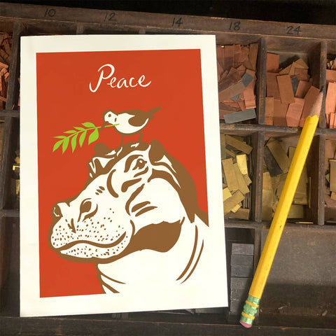 RHO-9125 Peace Hippo