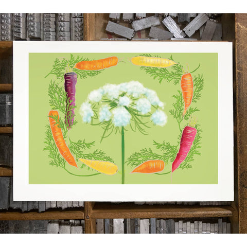 RFM-432 Carrot & Flower
