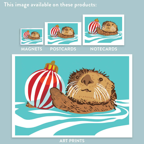 RHO-9124 Otter with Ornament