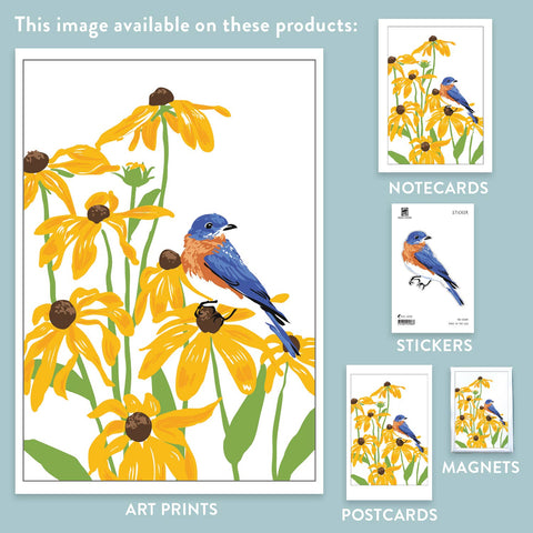 RBI-184 Bluebird and Blackeyed Susan