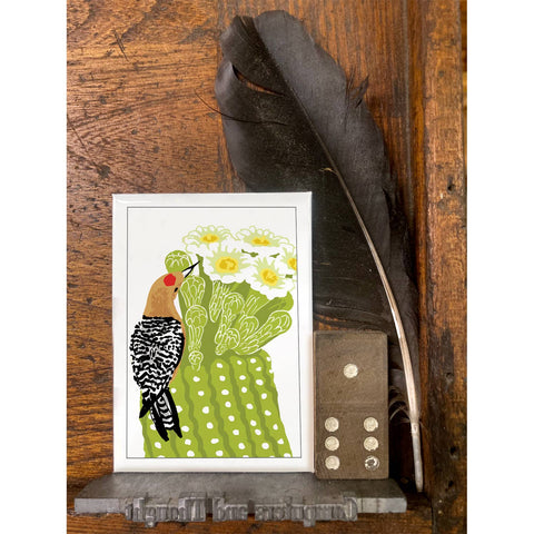 RBI-144 Gila Woodpecker & Saguaro