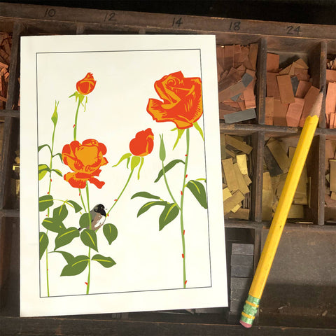 RBI-03 Junco and Roses