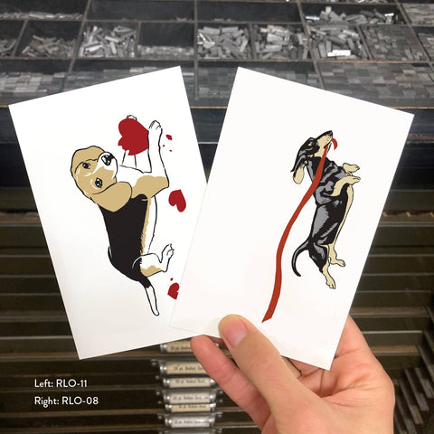 RLO-11 Beagle & Hearts