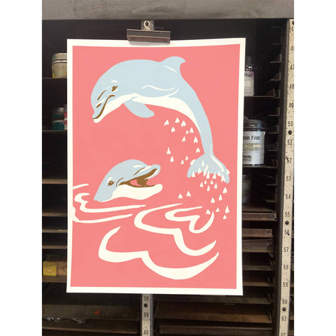 RLO-194 Dolphins with Hearts