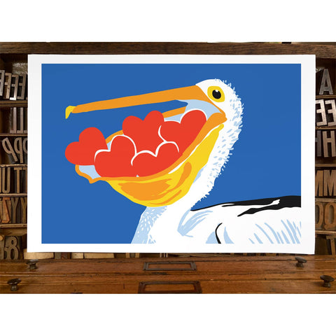 RLO-115 Pelican with Hearts