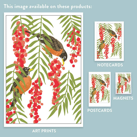 RBI-148 Robins & Pepper Tree