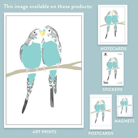 RBI-18 Two Budgies