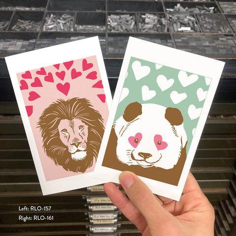 RLO-161 Panda with Hearts
