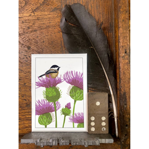 RBI-131 Chickadee & Thistles