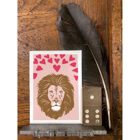 RLO-157 Lion with Hearts