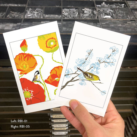 RBI-01 Chickadee & Poppies