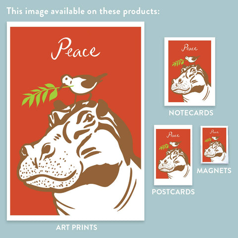 RHO-9125 Peace Hippo