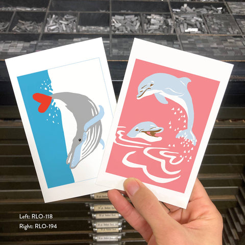 RLO-194 Dolphins with Hearts