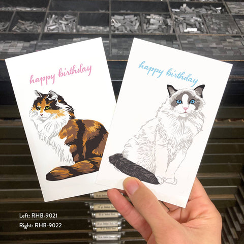RHB-9021-Happy Birthday Siberian Cat