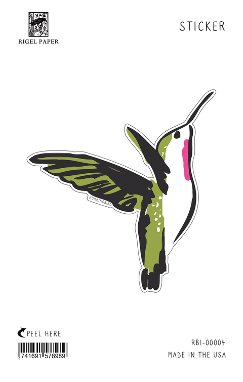 RBI-04 Hummingbird & Honeysuckle