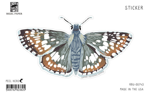 RBU-743 Checkered-Skipper Butterfly