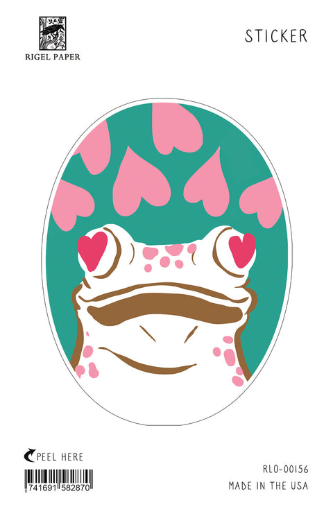RLO-156 Frog with Hearts