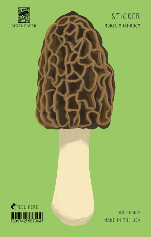 RMU-00012 Sticker: Morel Mushroom