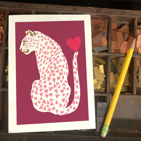 RLO-158 Leopard with Hearts