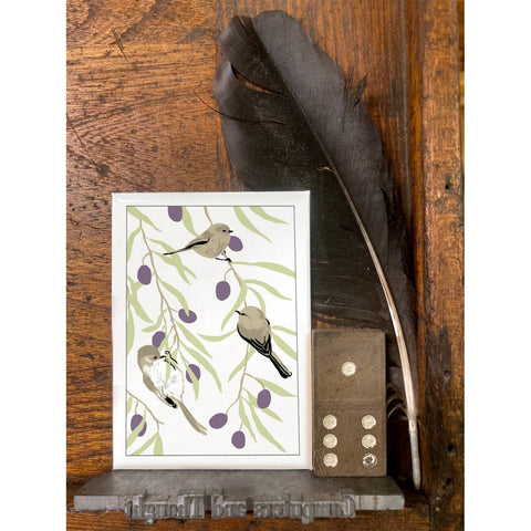 RBI-222 Bushtits & Olive