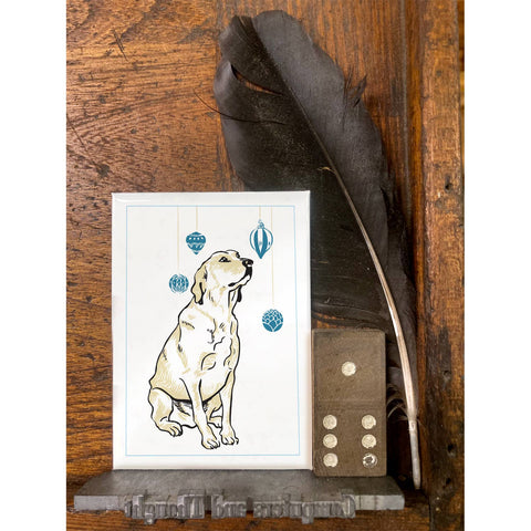 RHO-9010 Golden Retriever with Present