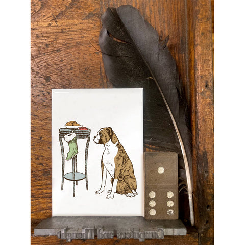 RHO-9151 Holiday Boxer and Cookies