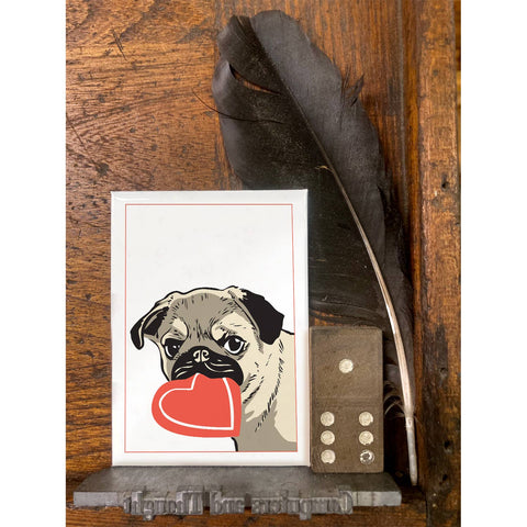 RLO-46 Pug with Heart