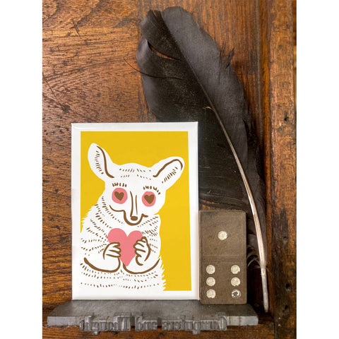 RLO-80 Bush Baby with Hearts