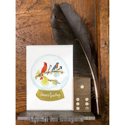 RHO-9141 Four Calling Birds - Season's Greetings