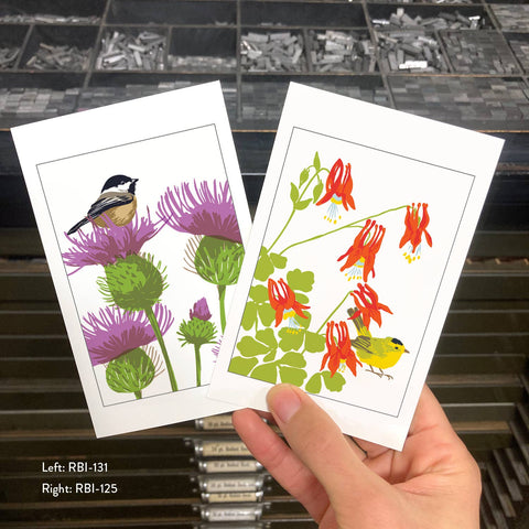RBI-131 Chickadee & Thistles