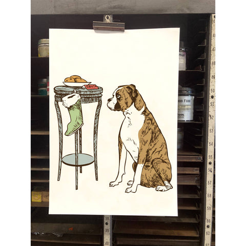 RHO-9151 Holiday Boxer and Cookies