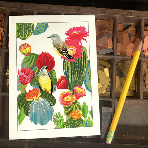 RBI-140 Kingbirds & Cacti