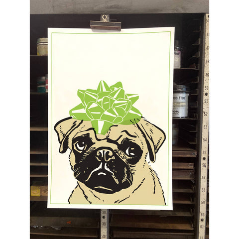 RHO-9008 Pug with Bow