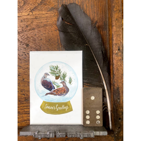 RHO-9139 Two Turtle Doves - Season's Greetings