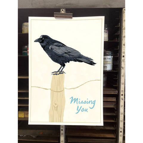RMY-20 Raven & Fencepost - Missing You