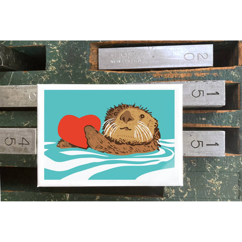 RLO-52 Otter with Heart