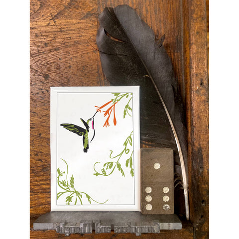 RBI-04 Hummingbird & Honeysuckle