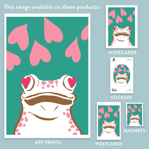 RLO-156 Frog with Hearts