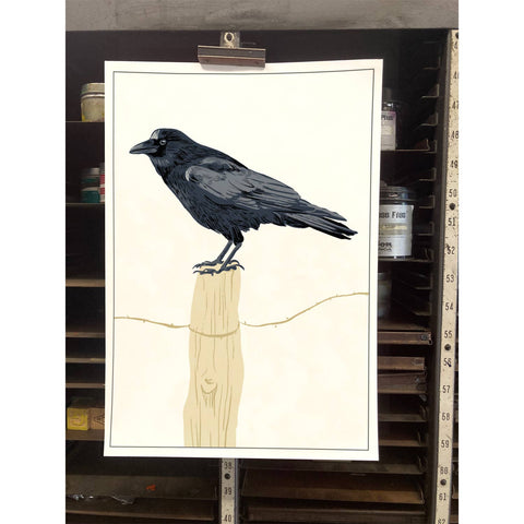 RBI-20 Raven on Fencepost