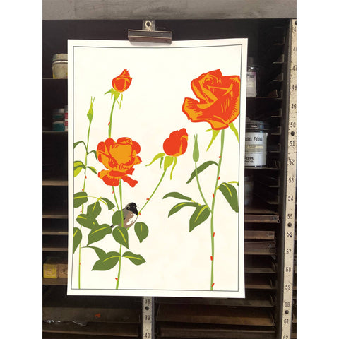 RBI-03 Junco and Roses