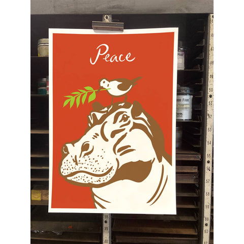 RHO-9125 Peace Hippo