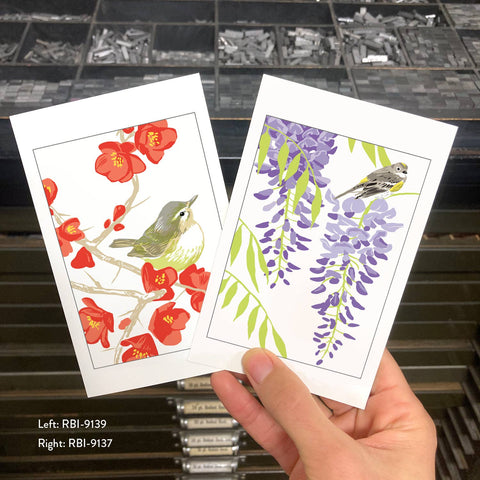 RBI-9139 Flowering Quince Warbling Vireo