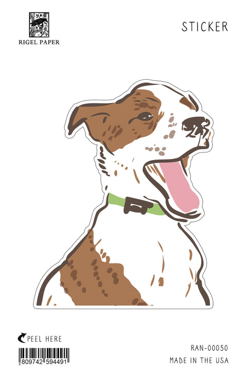 RAN-50 Sticker: Cattle Dog Puppy