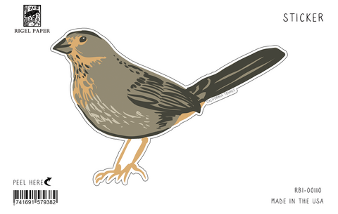 RBI-110 Sticker: California Towhee
