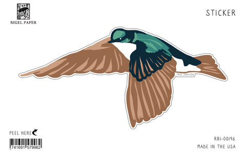 RBI-196 Sticker: Tree Swallow