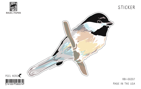 RBI-207 Sticker: Chickadee