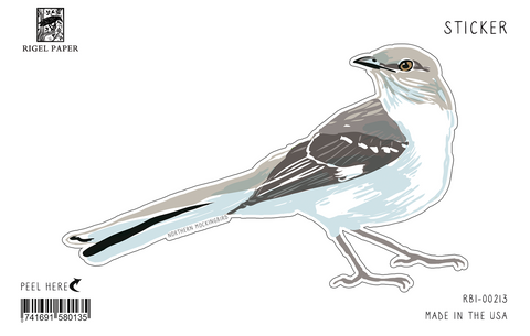 RBI-213 Sticker: Northen Mockingbird